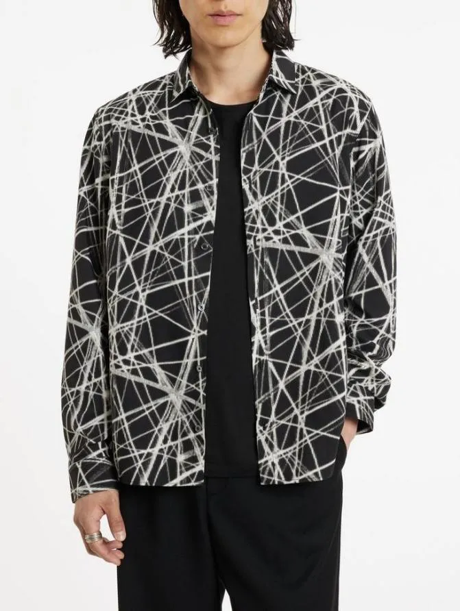 KINNEY SHIRT Charcoal Clothing John Varvatos Shirts KINNEY SHIRT Charcoal Clothing John Varvatos Shirts