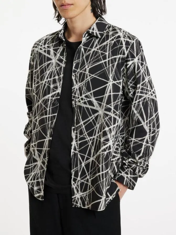 KINNEY SHIRT Charcoal Clothing John Varvatos Shirts KINNEY SHIRT Charcoal Clothing John Varvatos Shirts
