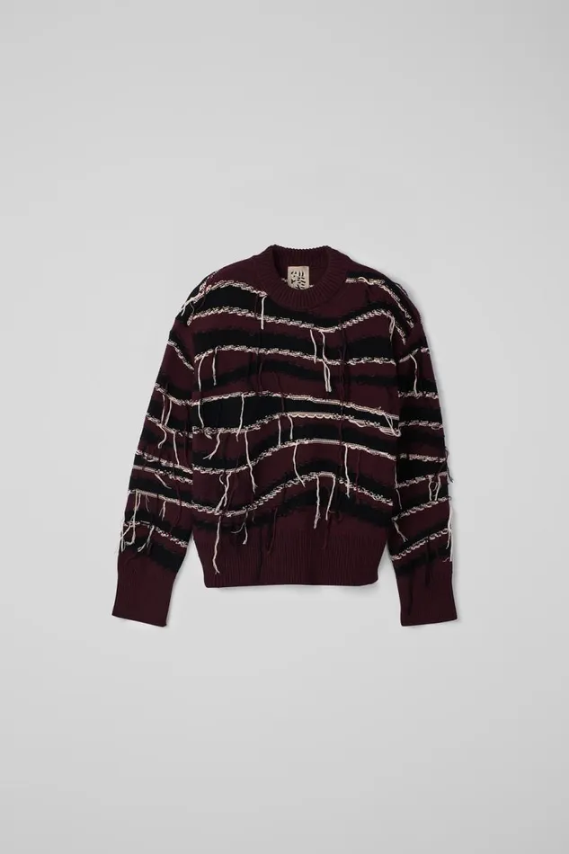 Knit Men Camper Melange Knit Sweater Brown Organic Cotton Knit Sweater Knit Men Camper Melange Knit Sweater Brown Organic Cotton Knit Sweater