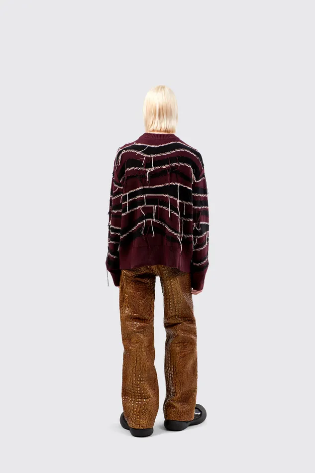 Knit Men Camper Melange Knit Sweater Brown Organic Cotton Knit Sweater Knit Men Camper Melange Knit Sweater Brown Organic Cotton Knit Sweater