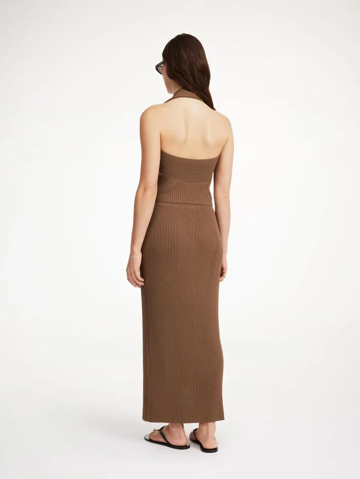 Knitwear Women By Malene Birger Ronda Top Shitake
