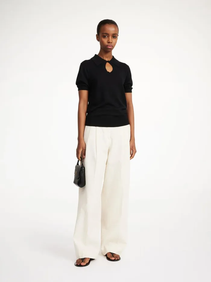 Knitwear Women By Malene Birger Talallia Top Black
