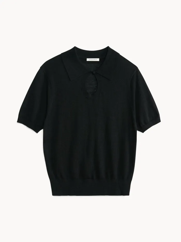 Knitwear Women By Malene Birger Talallia Top Black Knitwear Women By Malene Birger Talallia Top Black