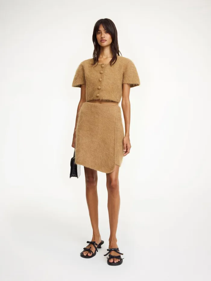 Knitwear Women By Malene Birger Zhara Top Tobacco Brown
