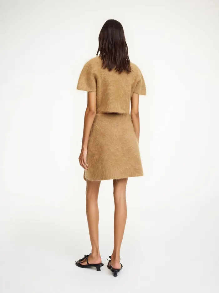 Knitwear Women By Malene Birger Zhara Top Tobacco Brown
