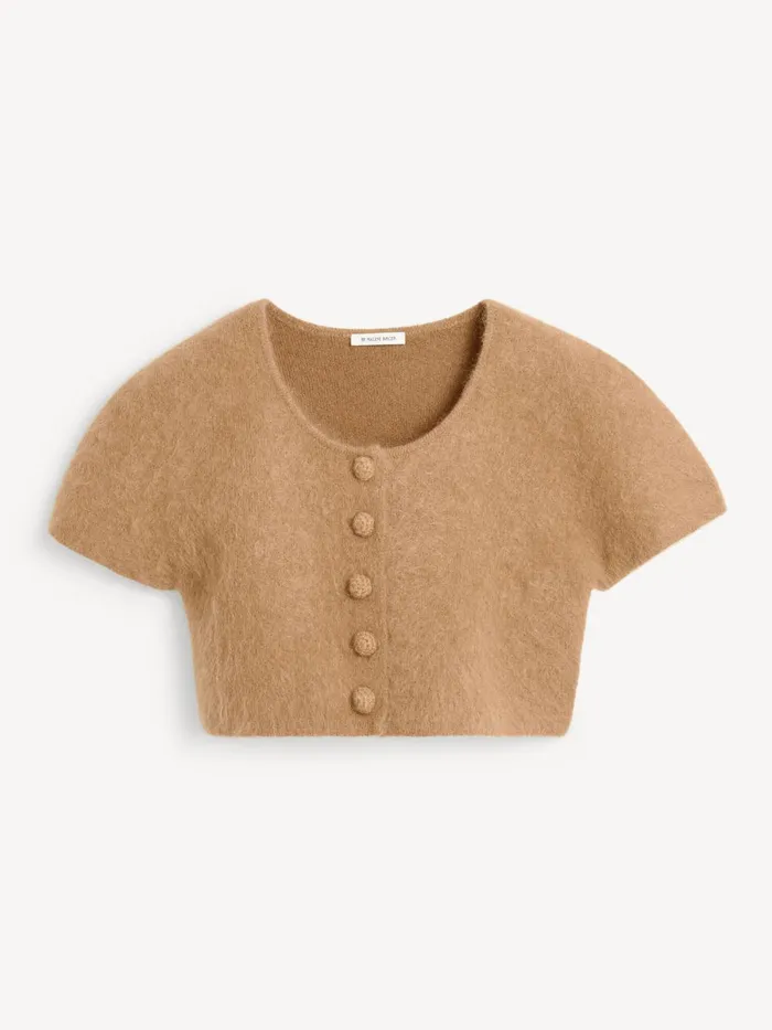 Knitwear Women By Malene Birger Zhara Top Tobacco Brown
