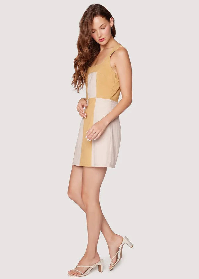 La Crme Mini Dress Creamsand Women Lost Wander Dresses