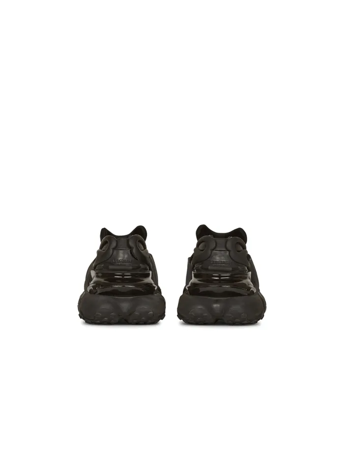 Leather Unicorn Lowtop Sneakers Black Men Balmain Sneakers