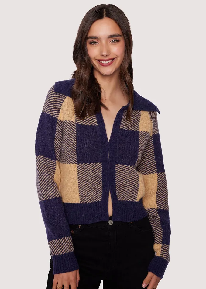Lianna Cardigan Navymulti Women Lost Wander Outerwear