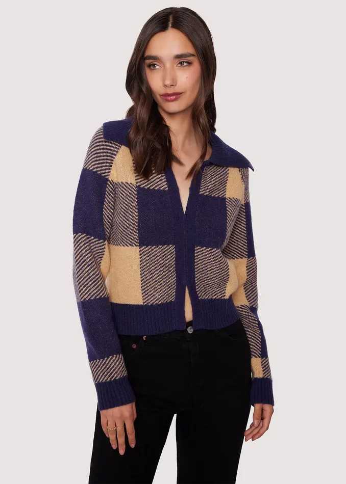 Lianna Cardigan Navymulti Women Lost Wander Outerwear