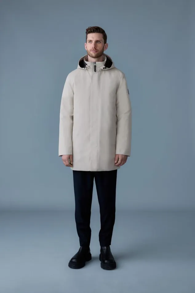 Light Down Jackets Men Mackage ROLAND 2in1 Down Parka With Hood Navy