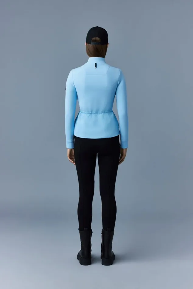Light Down Jackets Women Mackage JOYCE Hybrid Jacket With Peplum Black Light Down Jackets Women Mackage JOYCE Hybrid Jacket With Peplum Black