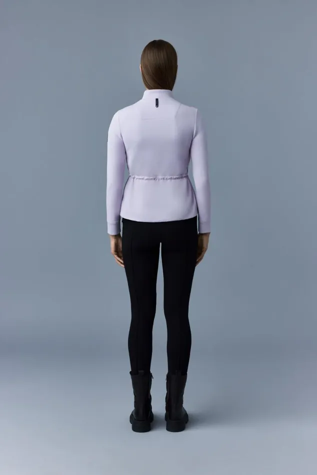 Light Down Jackets Women Mackage JOYCE Hybrid Jacket With Peplum Black Light Down Jackets Women Mackage JOYCE Hybrid Jacket With Peplum Black