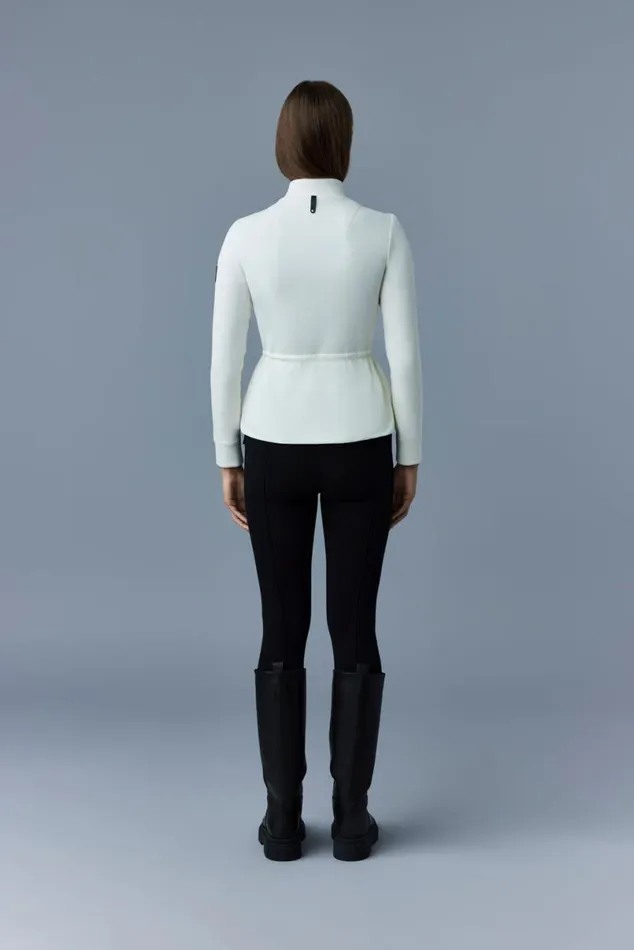 Light Down Jackets Women Mackage JOYCE Hybrid Jacket With Peplum Black Light Down Jackets Women Mackage JOYCE Hybrid Jacket With Peplum Black