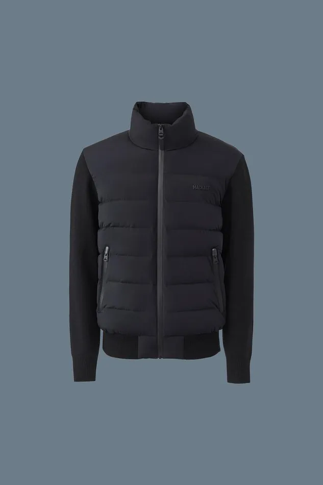 Light Jackets Men Mackage HANEYCITY Hybrid Light Down Jacket Navy
