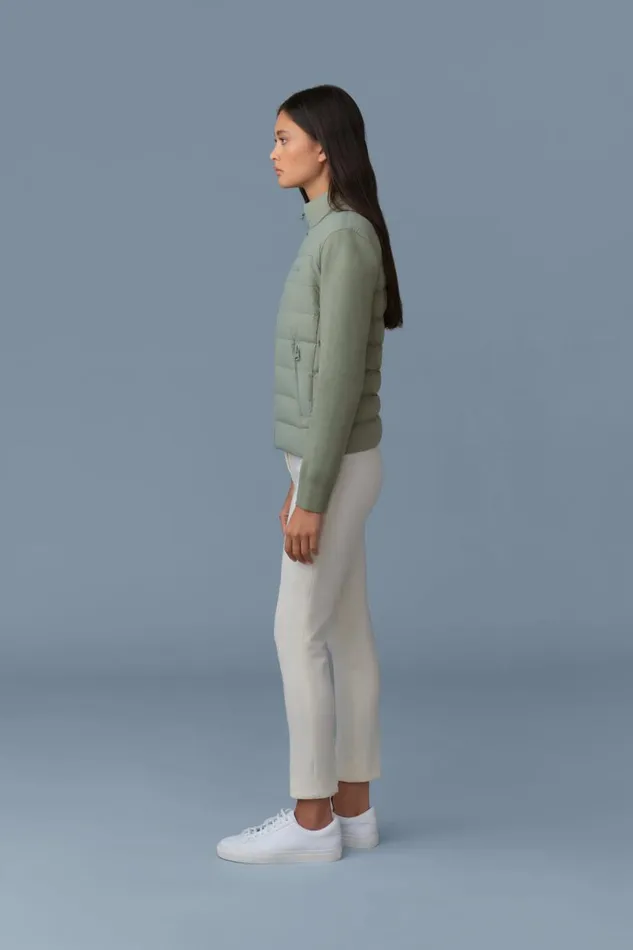 Light Jackets Women Mackage OCEANECITY Light Down Mixedmedia Jacket Navy Light Jackets Women Mackage OCEANECITY Light Down Mixedmedia Jacket Navy
