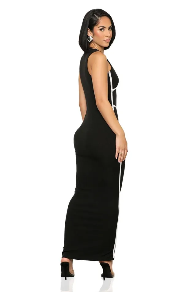 Lilly039s Kloset Dresses Women Draw The Line Ribbed Dress Black