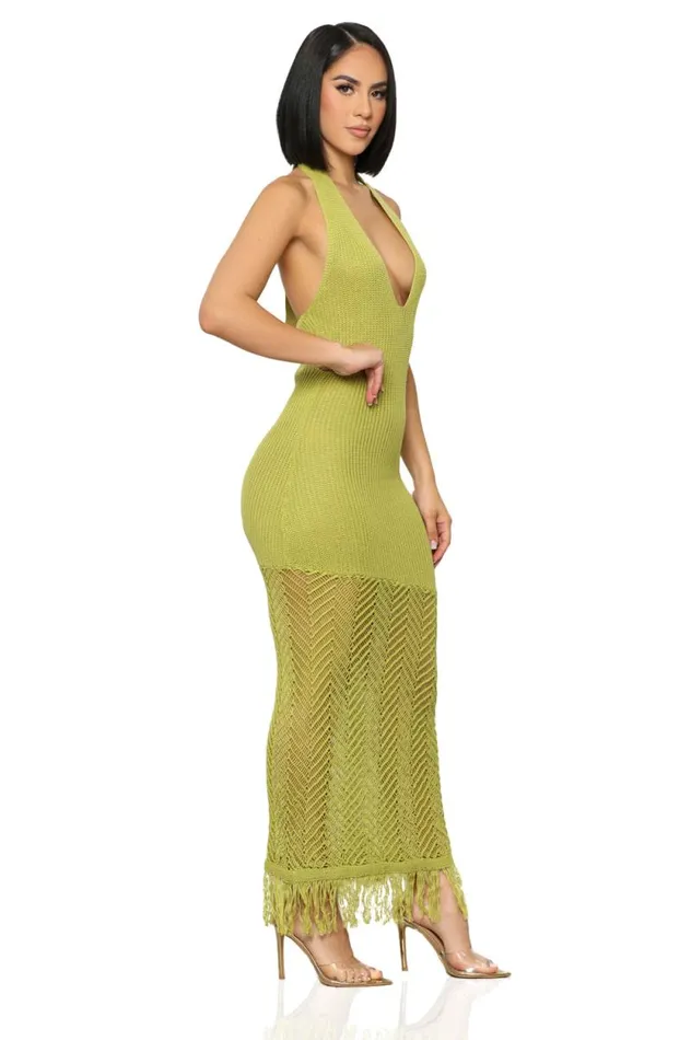 Lilly039s Kloset Dresses Women Golden Hour Crochet Maxi Dress