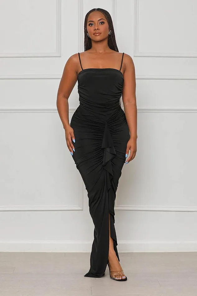 Lilly039s Kloset Dresses Women Slip It On Maxi Dress BlackFINAL SALE