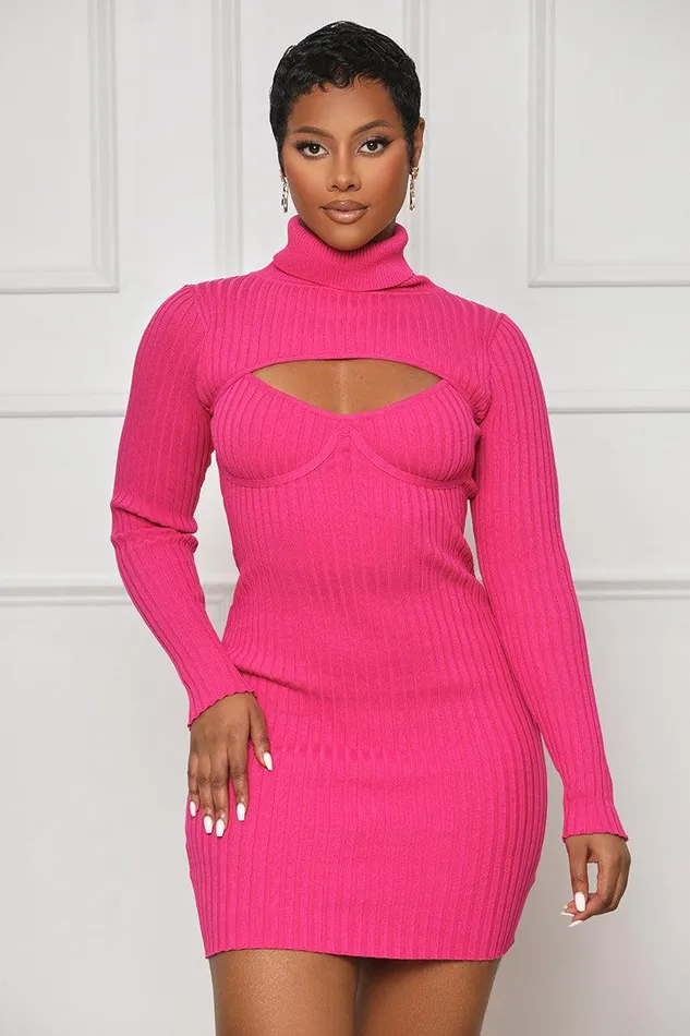 Lilly039s Kloset Dresses Women Top Trend CutOut Mini Dress Pink FINAL SALE