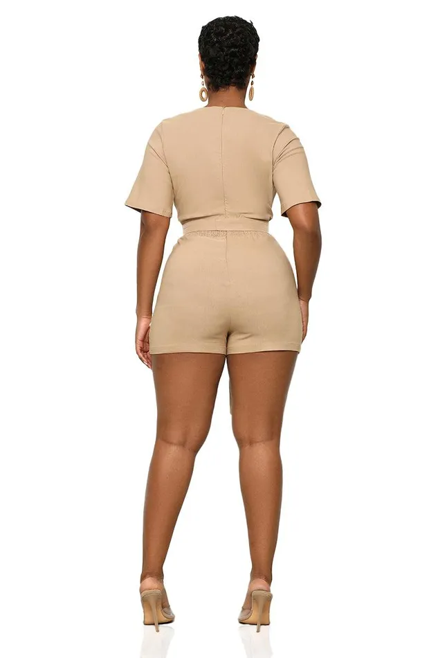 Lilly039s Kloset Jumpsuits and Rompers Women Journey To Arizona Romper Tan