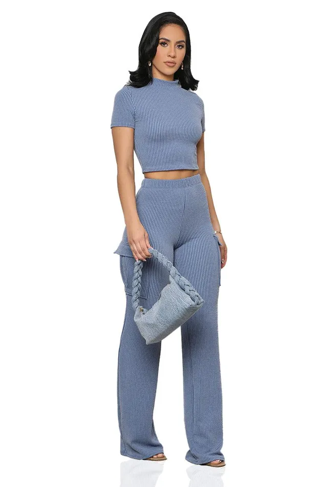 Lilly039s Kloset Sets Women Just Chill Pants Set Blue