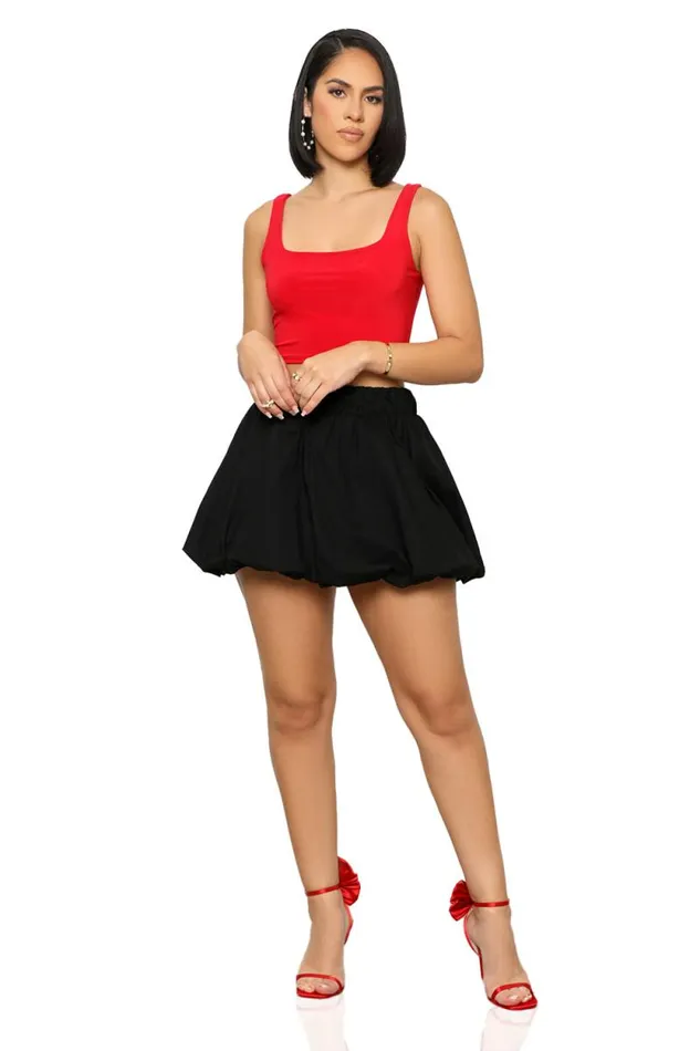 Lilly039s Kloset Skirts Women Bubble Mini Skirt Black