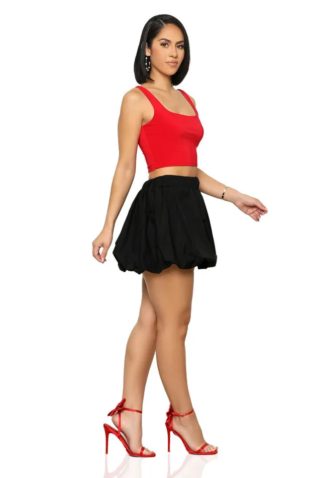 Lilly039s Kloset Skirts Women Bubble Mini Skirt Black