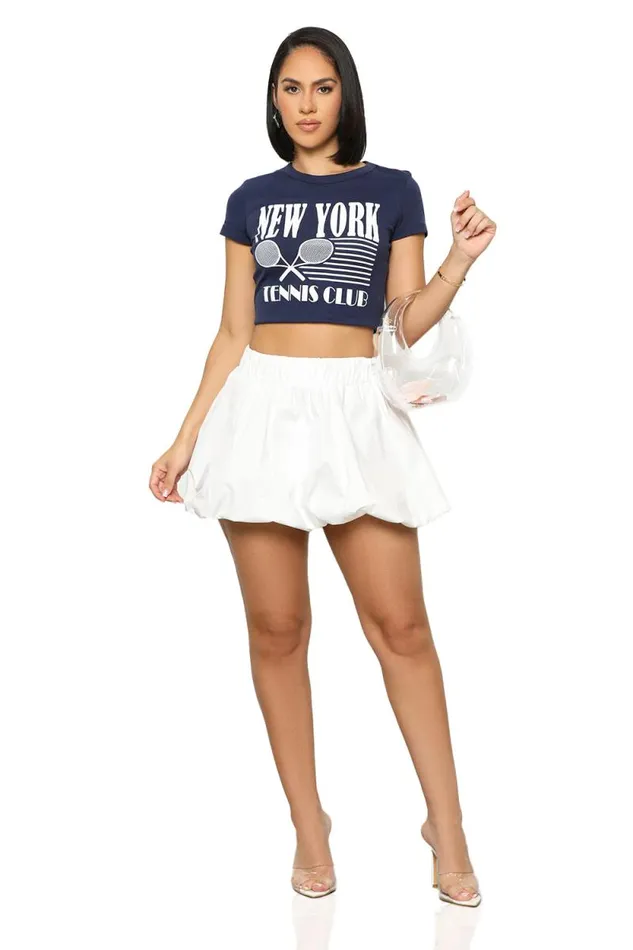 Lilly039s Kloset Skirts Women Bubble Mini Skirt White