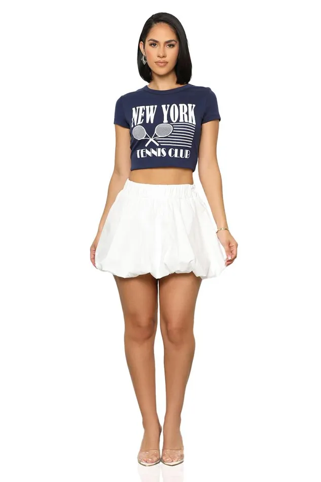 Lilly039s Kloset Skirts Women Bubble Mini Skirt White