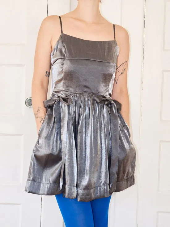 Lisa Says Gah Penelope Mini Dress Grey Women Dresses