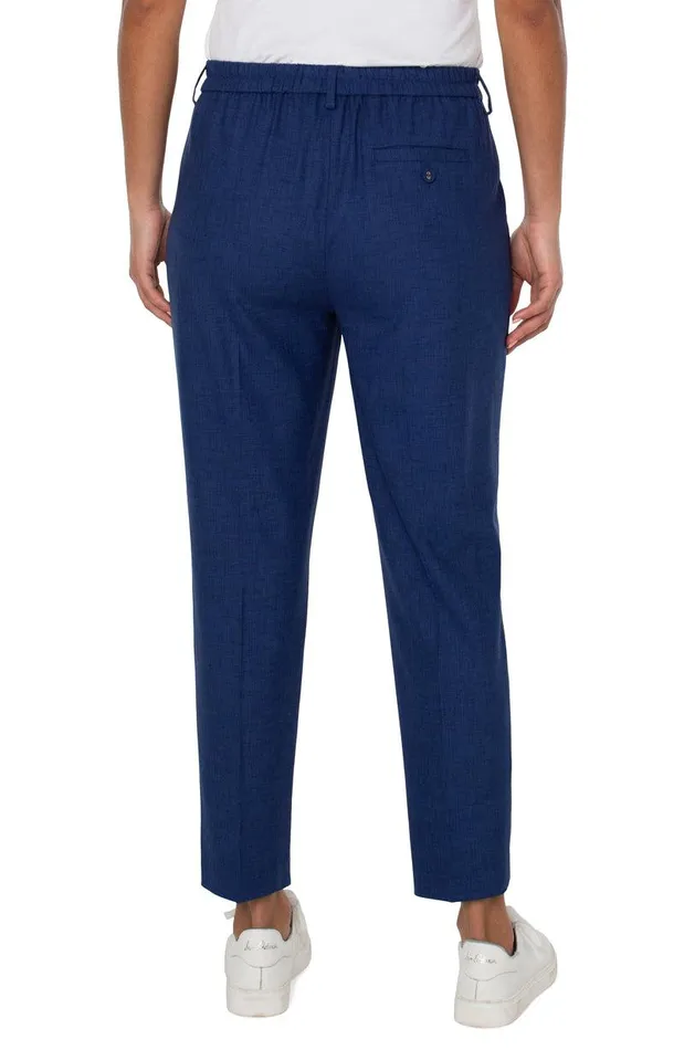 Liverpool Los Angeles AVA TAPERED TROUSER Merchant Blue Women JOGGERS