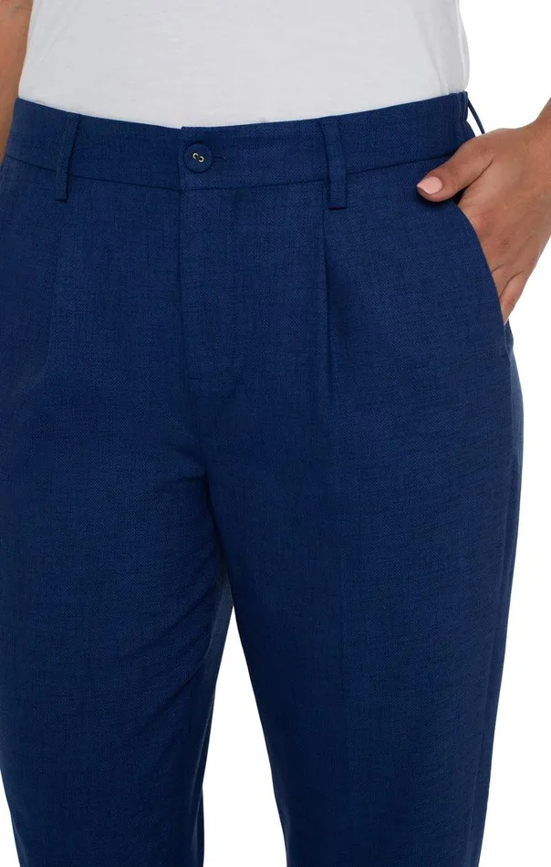 Liverpool Los Angeles AVA TAPERED TROUSER Merchant Blue Women JOGGERS