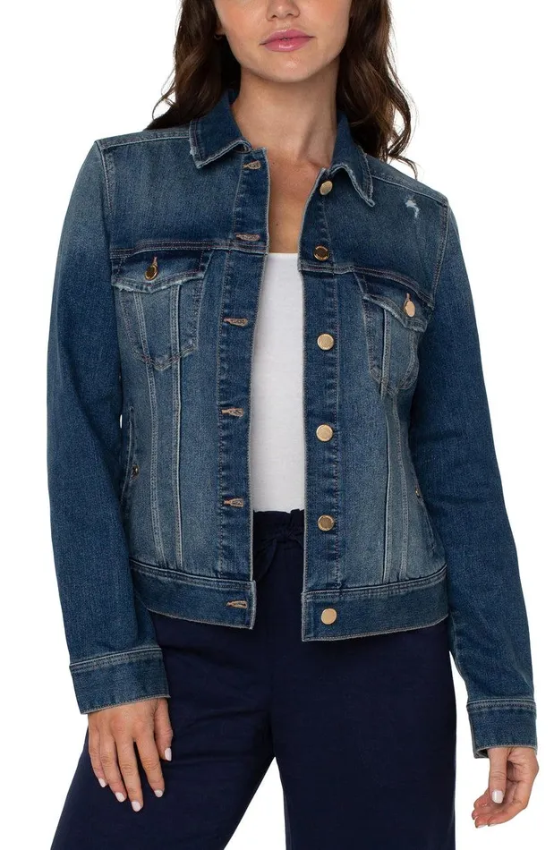 Liverpool Los Angeles CLASSIC JEAN JACKET Town Crest Women JEAN JACKETS