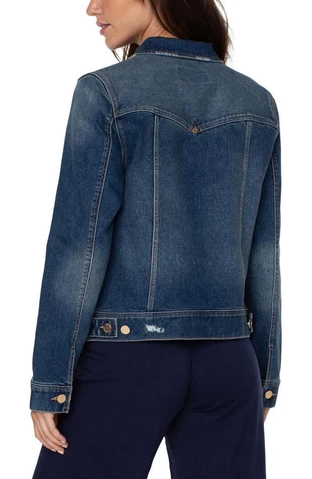 Liverpool Los Angeles CLASSIC JEAN JACKET Town Crest Women JEAN JACKETS