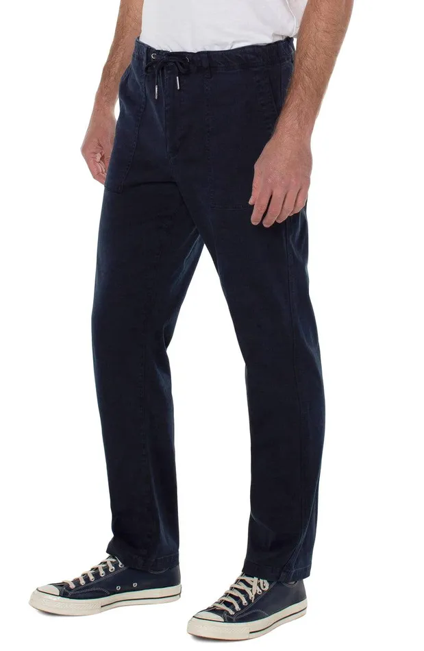 Liverpool Los Angeles DRAWSTRING UTILITY PANT Ink Men JOGGERS