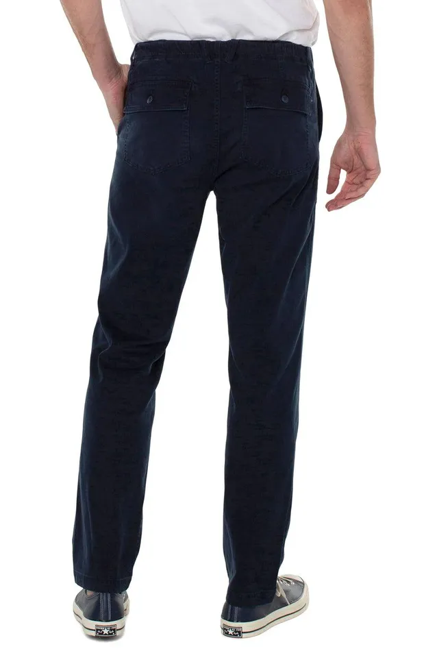 Liverpool Los Angeles DRAWSTRING UTILITY PANT Ink Men JOGGERS