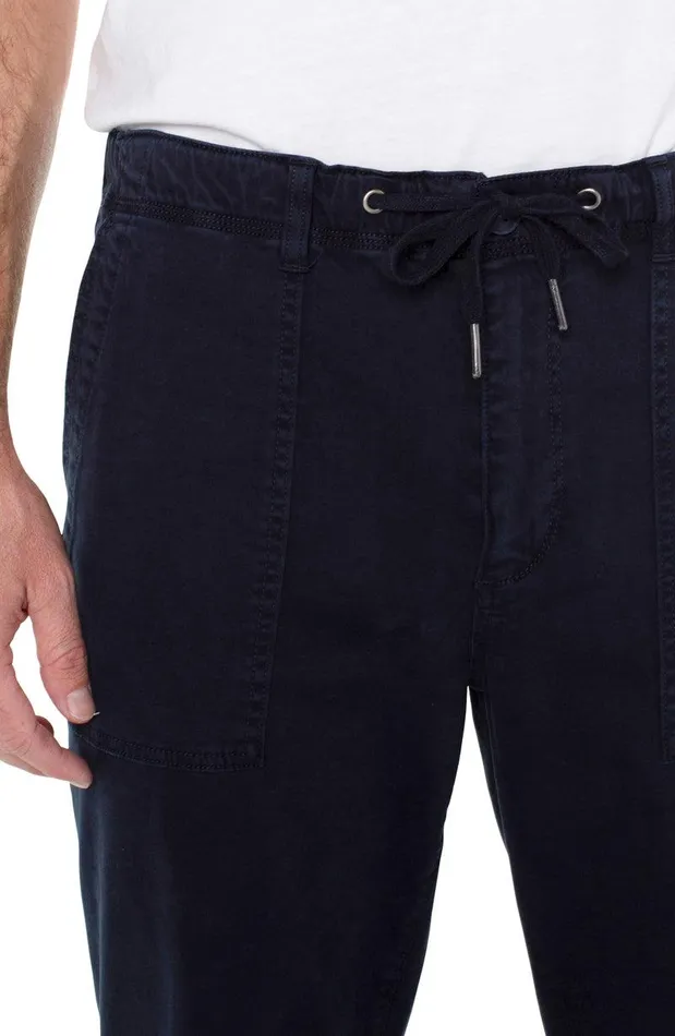 Liverpool Los Angeles DRAWSTRING UTILITY PANT Ink Men JOGGERS