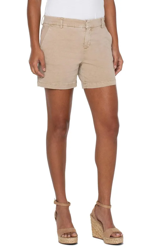 Liverpool Los Angeles KELSEY TROUSER SHORT Biscuit Tan Women SHORTS
