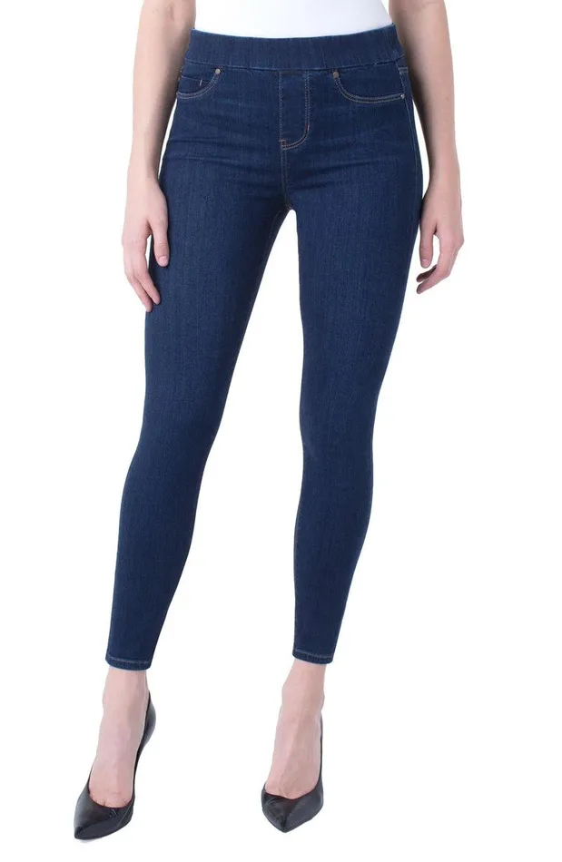 Liverpool Los Angeles SIENNA ANKLE PULLON HIGH PERFORMANCE DENIM Griffith Super Dark Women SKINNY
