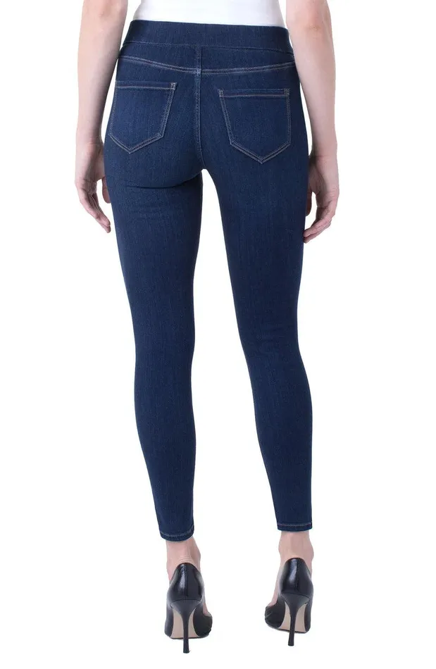 Liverpool Los Angeles SIENNA ANKLE PULLON HIGH PERFORMANCE DENIM Griffith Super Dark Women SKINNY