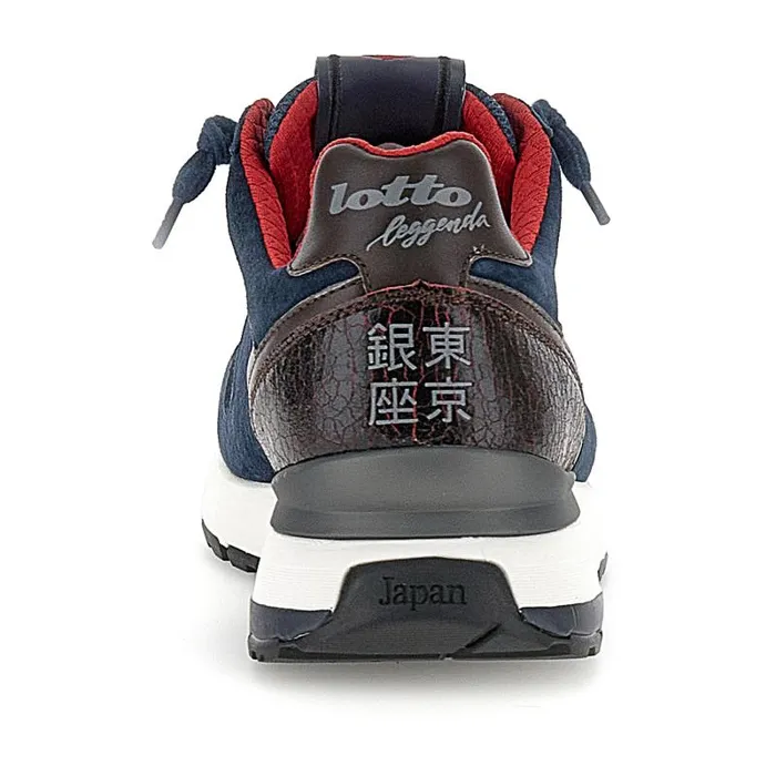 Lotto Sport Leggenda Man TOKYO GINZA Ocean Blueall Blackstormy Weather