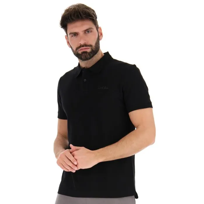 Lotto Sport Polo Shirts Man POLO CAPRI III All Black