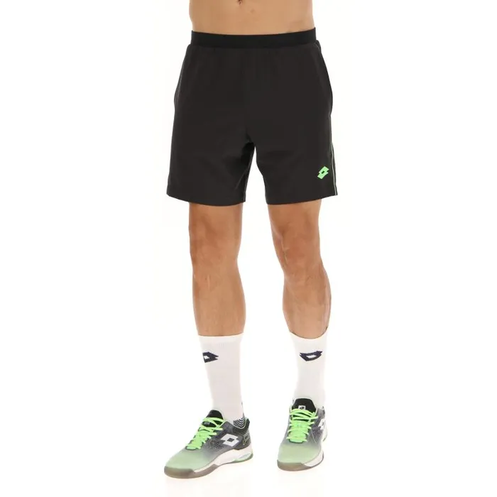 Lotto Sport Shorts and Bermuda ManWoman SUPERRAPIDA V SHORT All Blackgreen Apple Neo