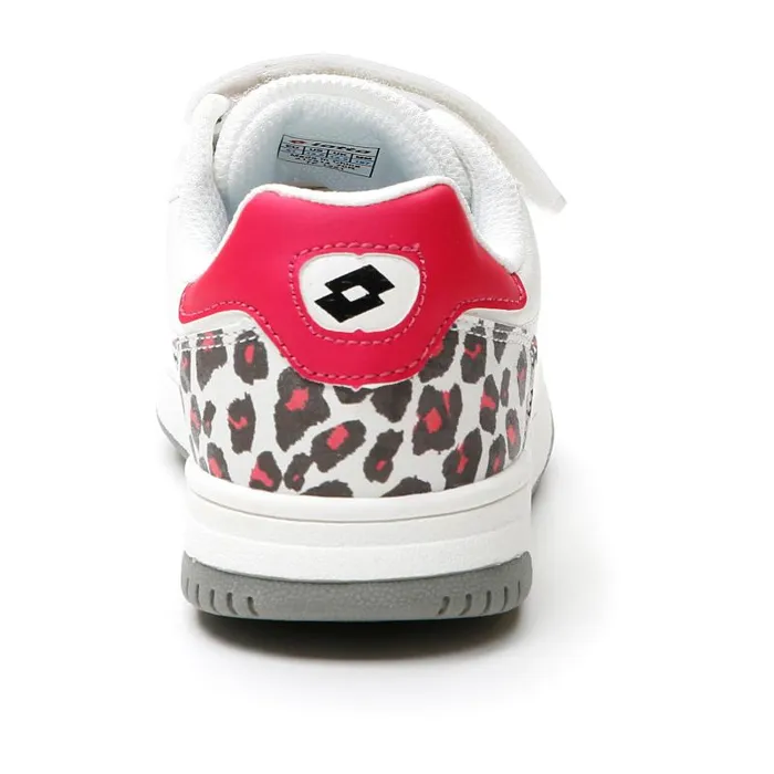 Lotto Sport Sneakers Kids ROCKET AMF II LEOPARD CL S Whiteglamour Pinkall Black