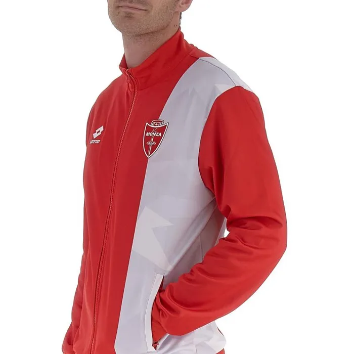 Lotto Sport Soccer Man MONZA 23 PRE GARA SWEAT FZ Flame Red Lotto Sport Soccer Man MONZA 23 PRE GARA SWEAT FZ Flame Red