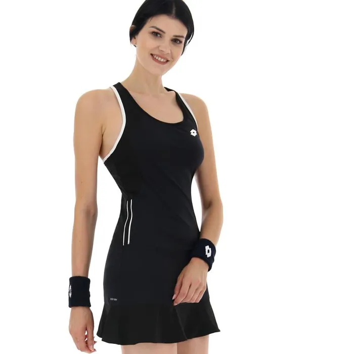 Lotto Sport Tennis WomanMan SQUADRA W II DRESS PL All Black