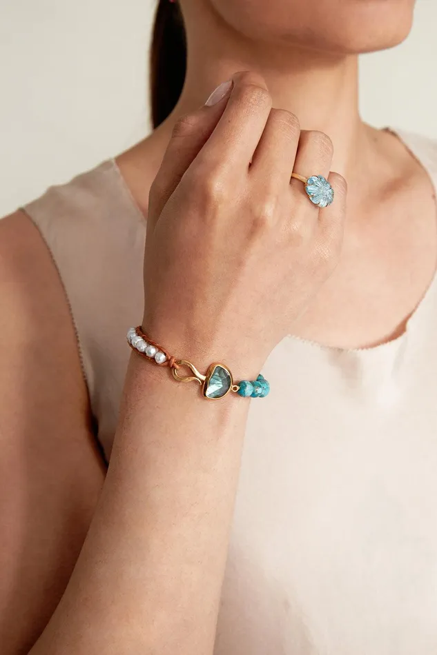 Luna Wrap Bracelet Turquoise Mix Women Chan Luu Bracelets