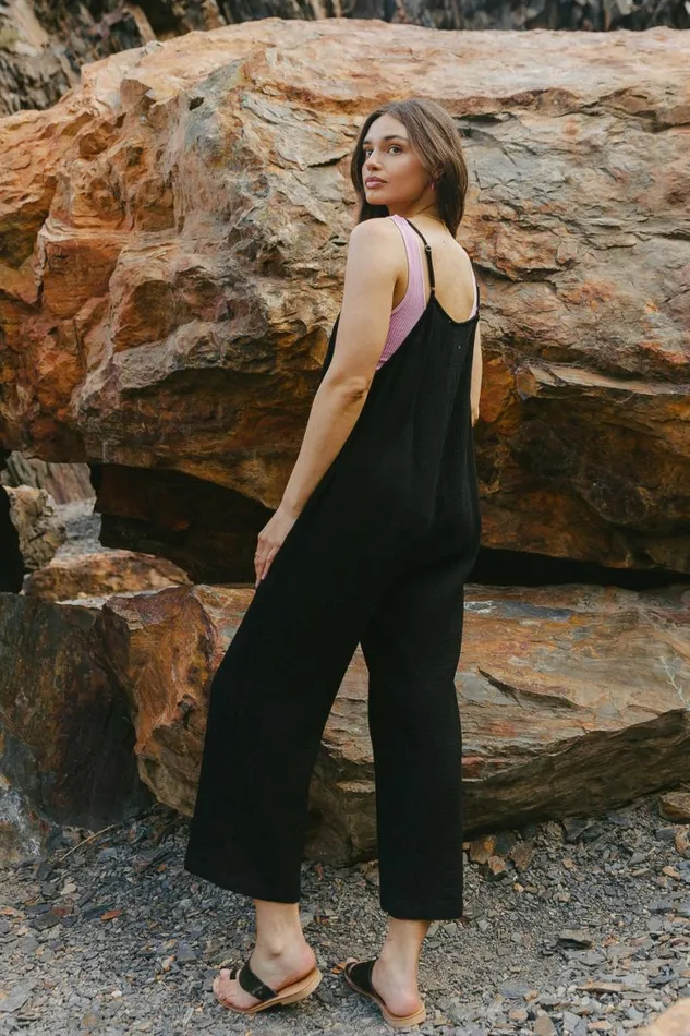 Mackenzie Jumpsuit In Black Black Women Bohme Jumpsuits and Overalls