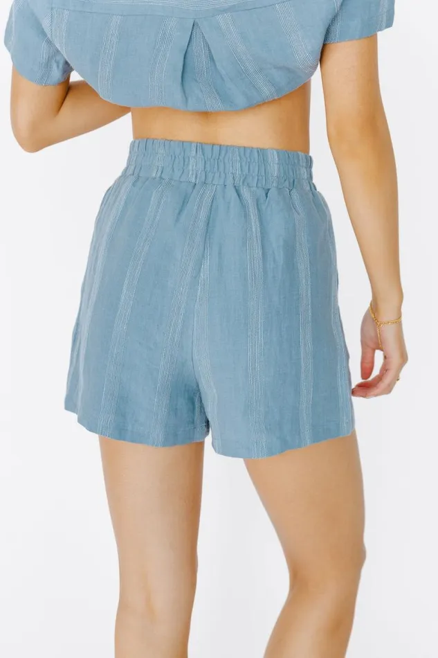 Maddox Shorts In Blue 8211 FINAL SALE Blue Women Bohme Shorts
